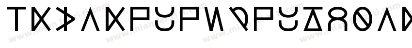 Lucius Sans Medium字体转换